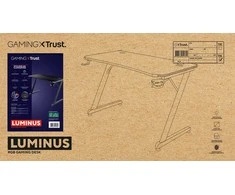 TRUST GXT709 LUMINUS RGB stalas (Juodas)