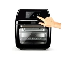 Gruzdintuvė Black &amp; Decker Juodas &amp; Decker Air fryer with orkaitė Juodas &amp; Decker BXAFO1200E (1700W)