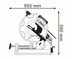 Bosch Stacionarus diskinis pjūklas GCD 12 JL 2000 W