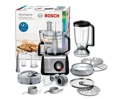 Virtuvinis kombainas Bosch MC812M865, MultiTalent 8, 1250 W, juodas