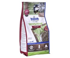 bosch Dog Adult SENSITIVE ėriena &amp; RICE – pašaras šunims su ėriena ir ryžiais, kurių jautri virškinimo sistema 1kg