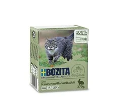 BOZITA triušiena in Sauce - Wet Cat Food - 370g