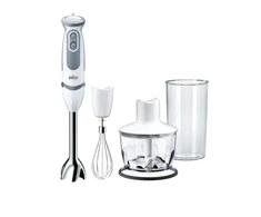 BRAUN Rankinis maišytuvas MQ 5235 WH MultiQuick 5 Vario, 1000W, Nerūdijantis plienas blades, 21 variable speeds, Baltas
