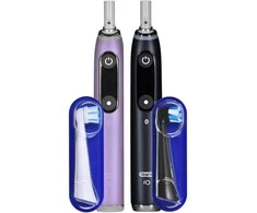 BRAUN ORAL-B Elektrinis dantų šepetėlis IO 9N SET DUO Juodas ONYX &amp; ROSE QUARTZ