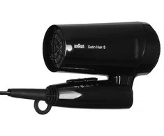 Plaukų Džiovintuvas - Braun Satin Hair 3 Style&amp;Go 1600 W Juodas