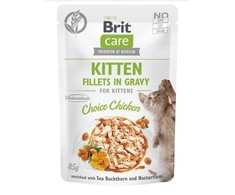 BRIT Care Cat Kitten Choice Pouch - šlapias kačių maistas - 85 g