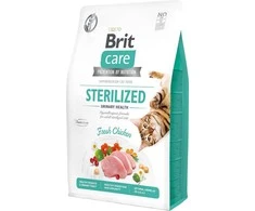 Brit Care Visavertis sausas kačių maistas suaugusioms sterilizuotoms katėms, 2kg