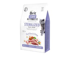 BRIT Care Sterilizuotas svorio reguliavimas begrūdis - sausas kačių maistas - 2kg | Tiekimas