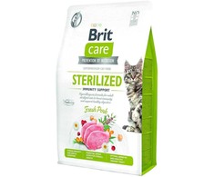 Brit Care Cat GF sterilizuotų kačių imunitetui stiprinti (šviežios kiaulienos) 2kg