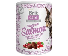 Kačių Skanėstai - Brit Care Superfruits Lašiša 100 g