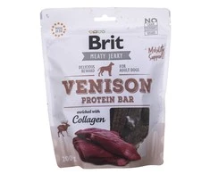 Šunų Skanėstai - Brit Meaty Jerky Su Elniena 200 g