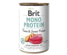 BRIT Mono Protein Tuna with sweet potato - wet dog food - 400g