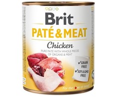 Šunų Maistas - Brit Vištienos Paté 800g