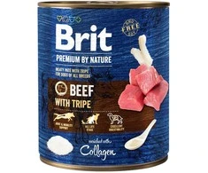 Brit Premium by Nature konservai šunims jautiena with Tripes 800g