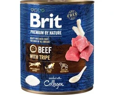 Brit Premium by Nature konservai šunims jautiena with Tripes 800g