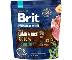 BRIT Premium by Nature Sensitive su ėriena ir ryžiais - dry dog food - 1kg