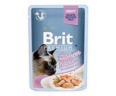 ĖDALAS KATĖMS BRIT STERILISED GRAVY 85G