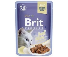 Brit Premium Delicate Fillets in Jelly su jautiena 85 g