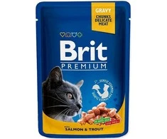 Brit Premium lašiša&amp;upėtakis 100 g