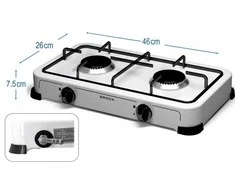 Mini viryklė Brock GS 002 W, balta
