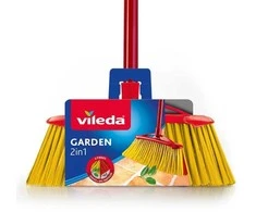 Šluota Vileda  2in1 Garden Outdoor (raudona/geltona)