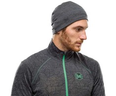 BUFF MERINO LIGHTWEIGHT BEANIE SOLID Pilkas vieno dydžio kepurėlė Standartinė