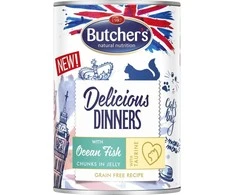 Drėgnas Kačių Maistas - BUTCHER'S Delicious dinners Ocean, 400 G