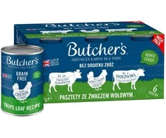 Šunų Maistas - Butcher's Original Mega Pakas Mišri Kepenėlių Receptas 6 X 400g