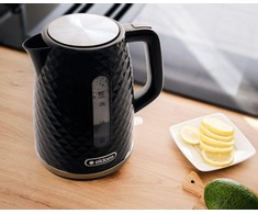 Elektrinis Virdulys - Eldom ELLI, Talpa 1,7 L, Galia 2200 W, Juodas