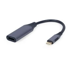 GEMBIRD A-USB3C-HDMI-01 USB Type-C į HDMI ekrano adapterio erdvės pilkas