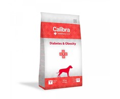Sausas Šunų Maistas - CALIBRA Veterinary Diets Diabetui Ir Nutukimui 12kg