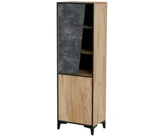 Cama Meble Knygų Spinta - Cama 2D OVO 50x38xH182,5 Ąžuolas/Betonas