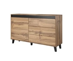 Cama Meble komoda NORD  (spalva: Votan ąžuolas/ antracito)