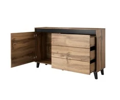Cama Meble komoda NORD  (spalva: Votan ąžuolas/ antracito)