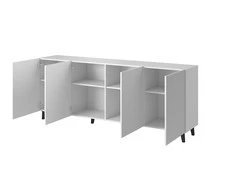 Cama Meble Komoda - Pafos 200x42x82, Balta Matinė