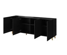 Cama Meble Kompaktiškas Staliukas - Cama Pafos 200x42x82 Juodas