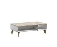 Cama Meble Kavos Staliukas - Cama Lotta 110, Sonomos Ąžuolas, Balta