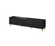 Cama Meble Televizorius spintelė - Cama Pafos 200x42x52 Juodas Matinis