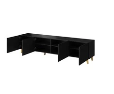 Cama Meble Televizorius spintelė - Cama Pafos 200x42x52 Juodas Matinis