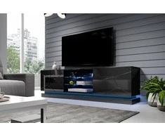 Cama Meble Spintelės Apšvietimas - Cama RTV QIU 200 Mėlyna
