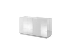 Cama Meble Šoninė Spintelė - Cama 2D Balta Blizgi