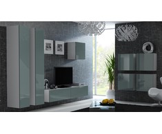 Cama Square spintelė VIGO 50/50/30 (spalva: balta, blizgi pilka)