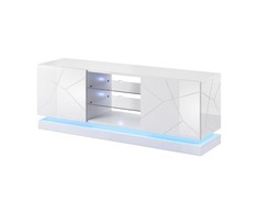 Cama Meble TV spintelė - Cama QIU 160 MDF blizgi balta