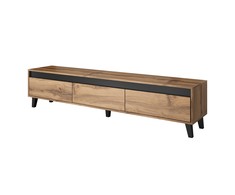 TV staliukas Cama Meble Televizoriaus Stovas - Cama RTV NORD Antracitas