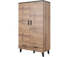 Cama Meble Spinta - Cama Lotta 2 Durys Wotan Ąžuolas Ir Matinė Juoda