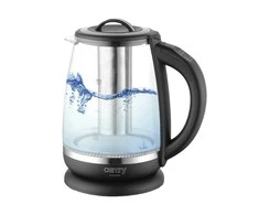Adler Camry | Virdulys | CR 1290 | Standard | 2200 W | 2 L | Plastic/glass | 360° rotational base | Juodas/Transparent
