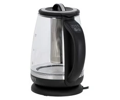 Adler Camry | Virdulys | CR 1290 | Standard | 2200 W | 2 L | Plastic/glass | 360° rotational base | Juodas/Transparent