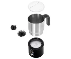 CAMRY CR 4498 automatic milk frother juodas, sidabrinis