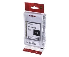 Rašalas Canon PFI107BK juodas | 130ml | iPF68X, 78X