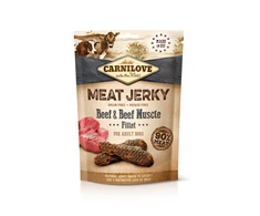 Carni Love CARNILOVE šunų skanėstas Jerky jautiena su jautienos raumenų filė 100 g